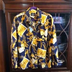 Trissaedi Jeans VNTG equestrian styke shirt - M